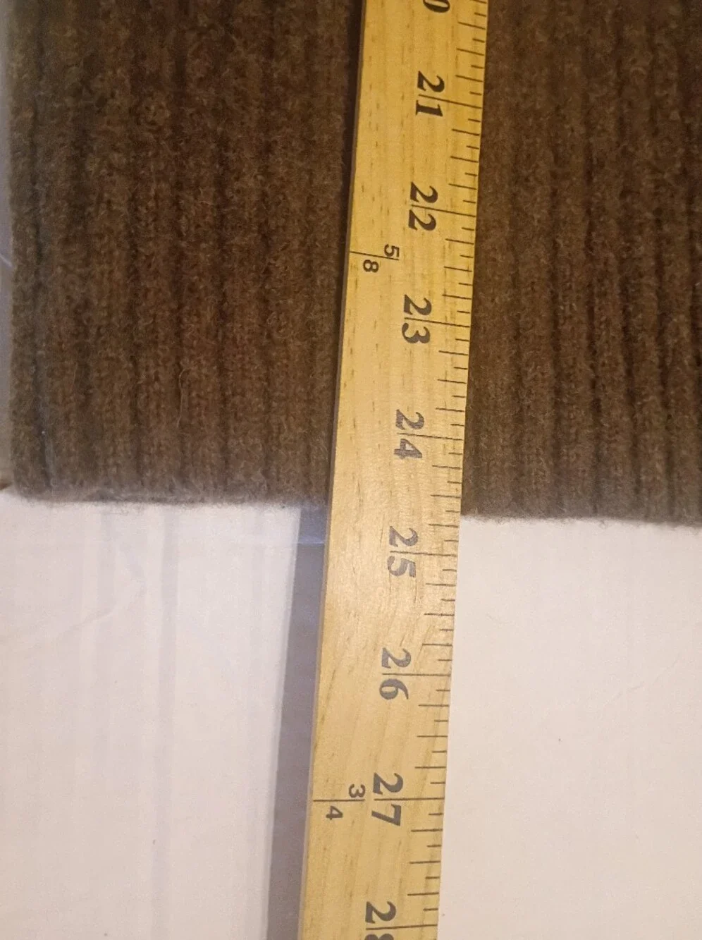 VTG L.L. Bean Men's Commando Henley Brown Wool Sweater Sz XL See Measurements